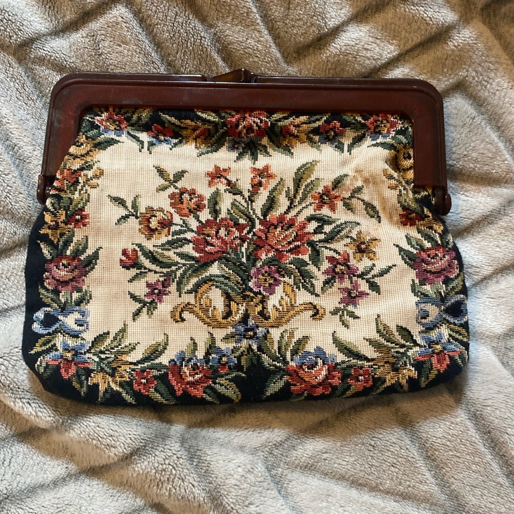 Vintage? Vintage inspired Hong Kong Tapestry Small clutch